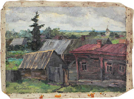 Никольский Валентин Михайлович. На окраине деревни